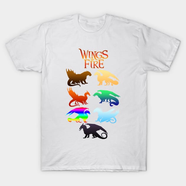 Wings of Fire Tribes T-Shirt by VibrantEchoes